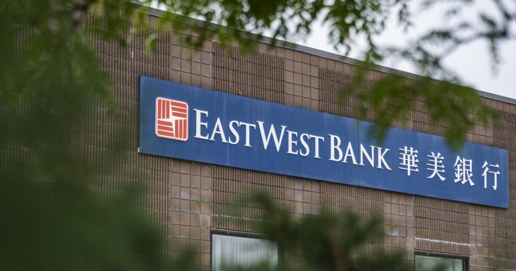 East West Bank faces margin squeeze, but investors like its plan