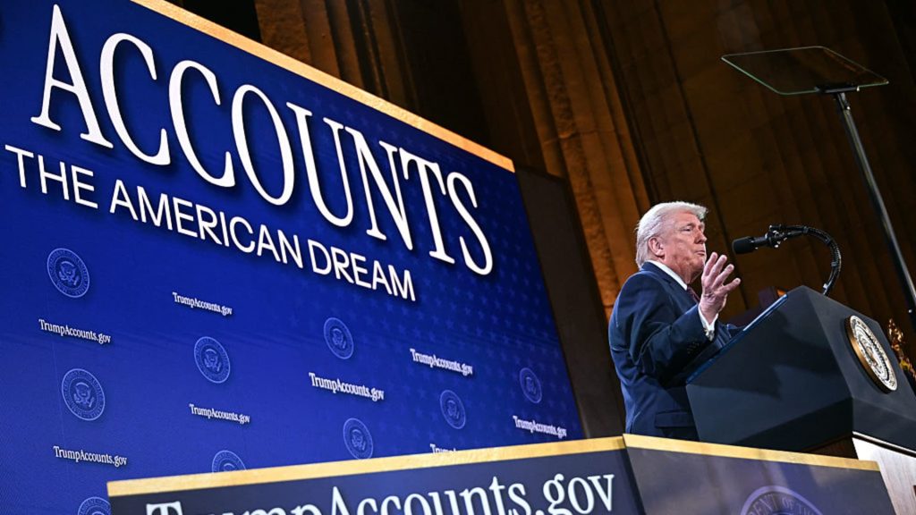 Trump accounts launch a new sign-up option after Super Bowl ad